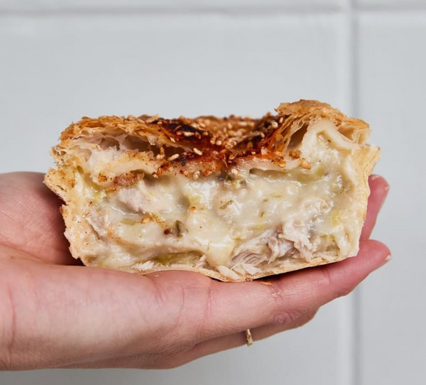 Chicken, Leek & Swiss Cheese Pie
